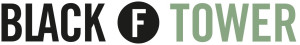 Black F Tower hotel logohotel logo